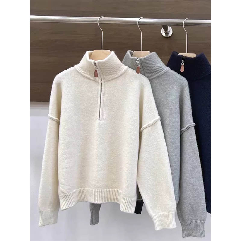 Is the turtleneck zipper sweater jacket warm and stylish?